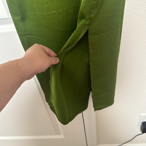 Green slip dress - Picture 4 of 4